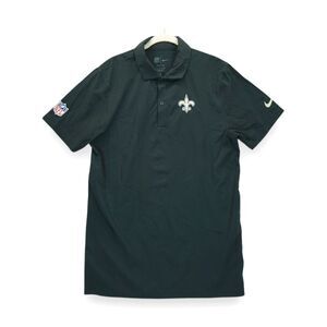 NFL Dri Fit New Orleans Saints Nike Performance Polo‎ Shirt S Men's Short Sleeve